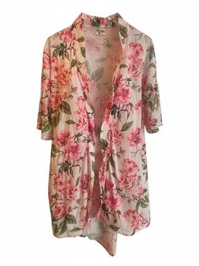 Show Me Your MuMu Pink Floral Kimono Robe